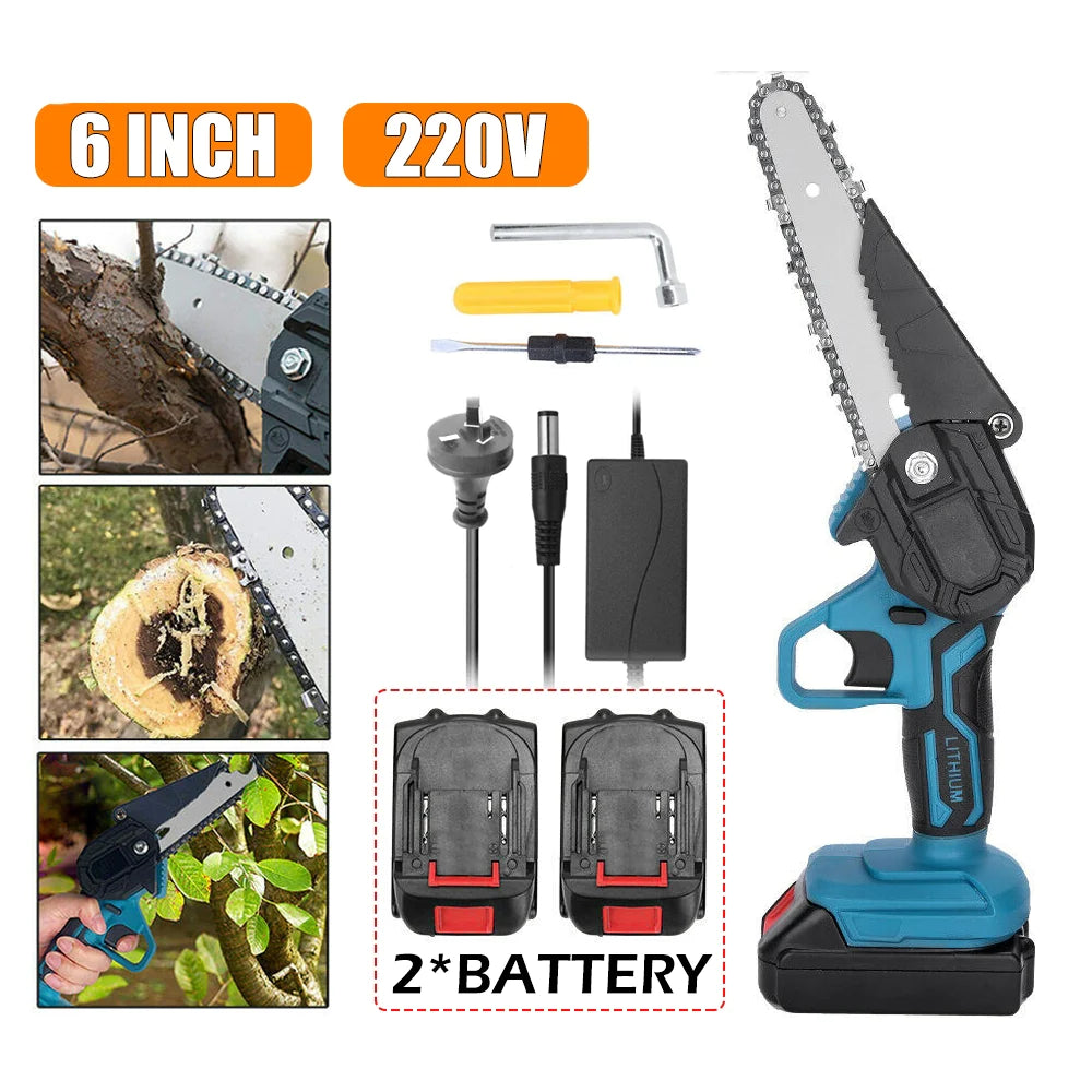 6" Mini Electric Chainsaw
