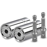 2pcs Universal Socket Tool 7-19mm 1/4-3/4"