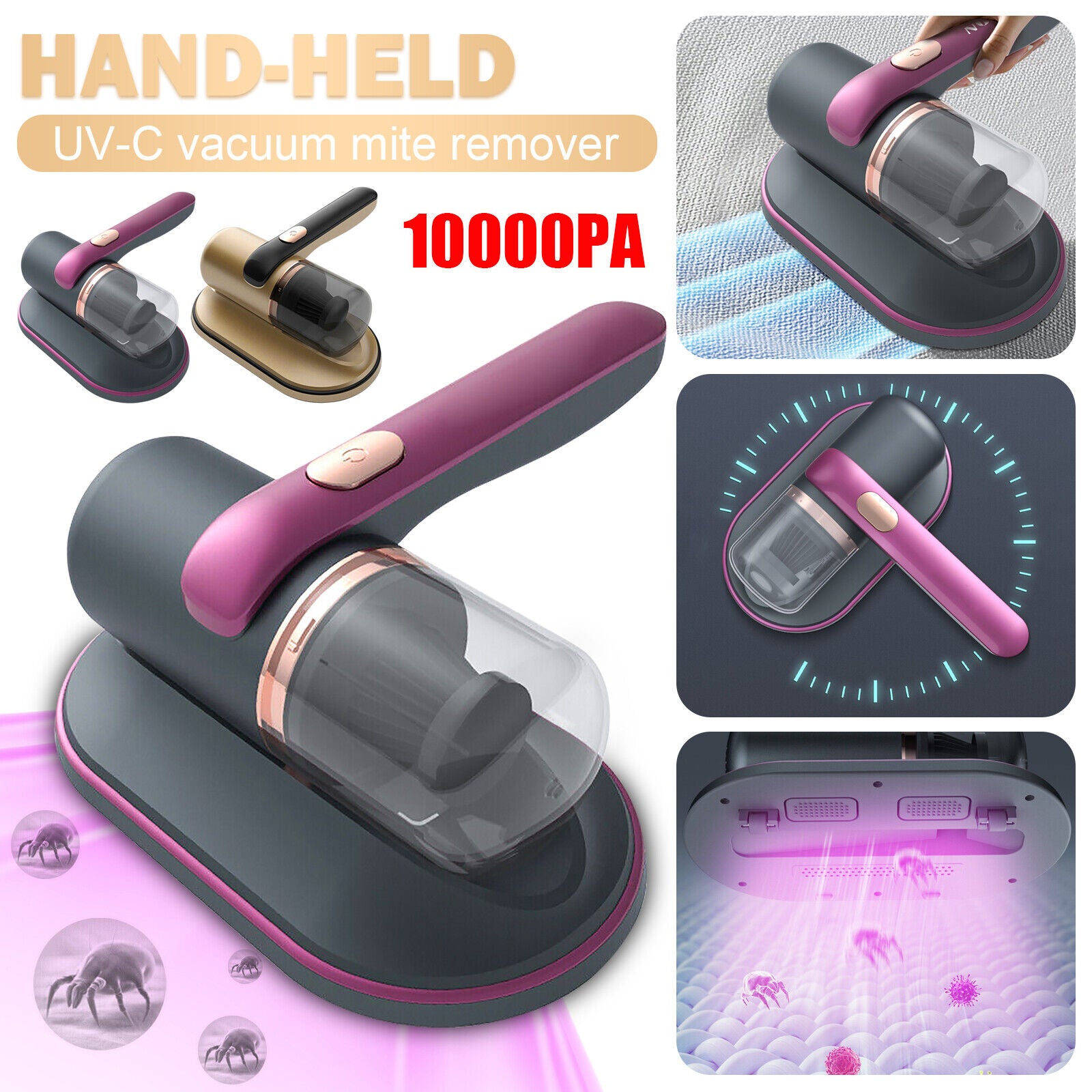 Handheld Dust Mite Vacuum