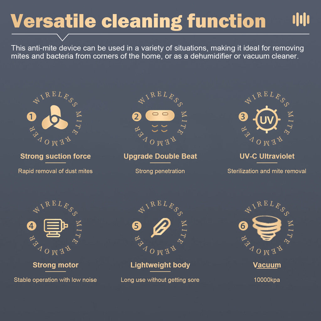 Handheld Dust Mite Vacuum